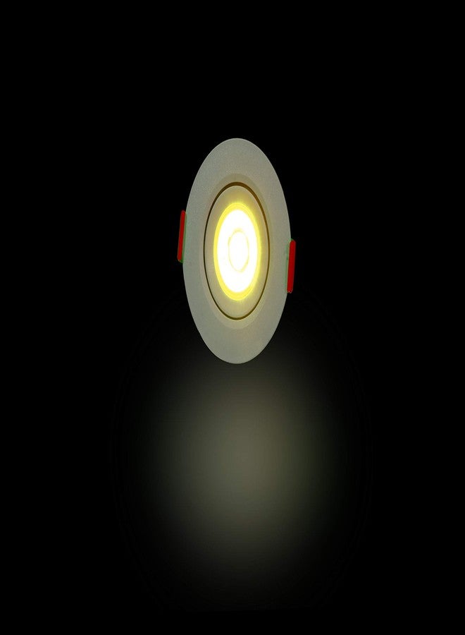 D'Mak LED COB Spot POP Light with Round Driver Included (3 Watts, Warm White,Plastic) - Image 1